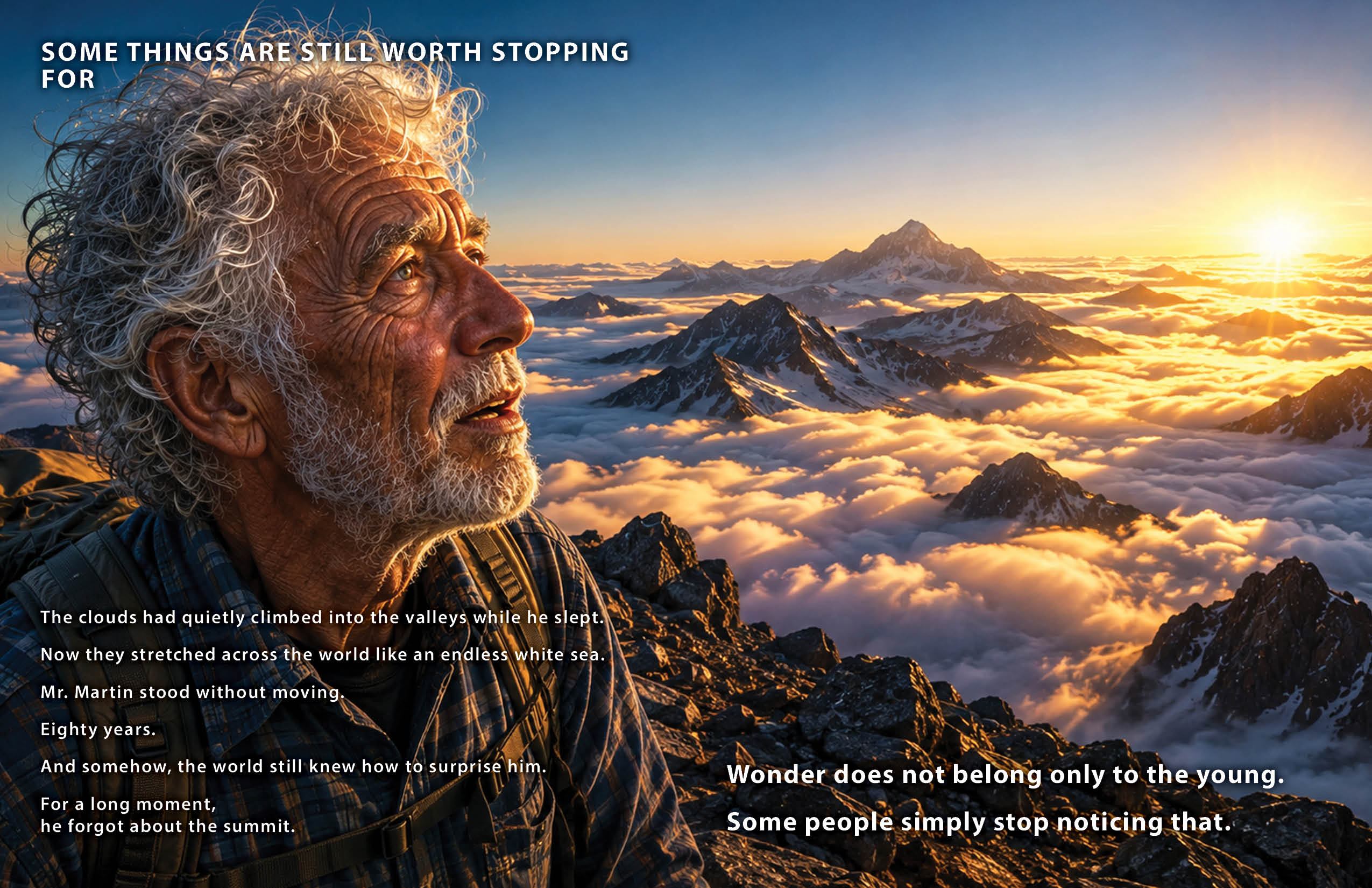 The Old Man and the Mountain — spread 3